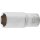 BGS Steckschlüssel-Einsatz Sechskant, tief Antrieb Innenvierkant 10mm (3/8") SW 19mm