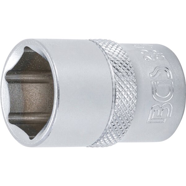 BGS Steckschlüssel-Einsatz Sechskant | Antrieb Innenvierkant 12,5mm (1/2") | SW 19mm