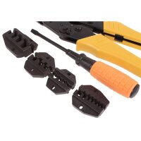 BGS DIY Crimpzangensatz mit 5 Paar Backen