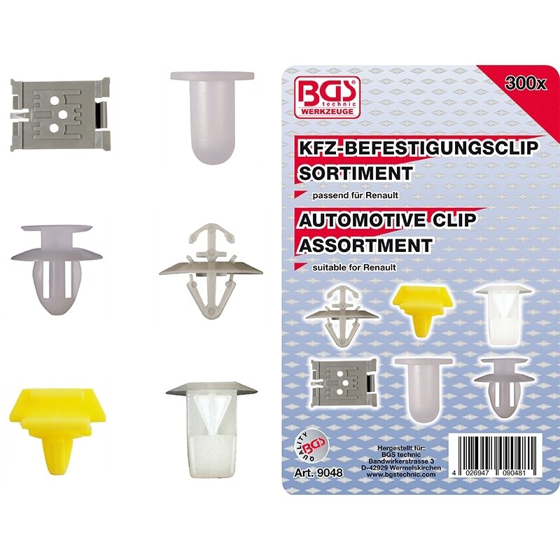 Neiko® 50458 Sicherungsring-Sortiment – 300-teilig, 18 Größen, Für Achsen & Wellen, In Kunststoffbox