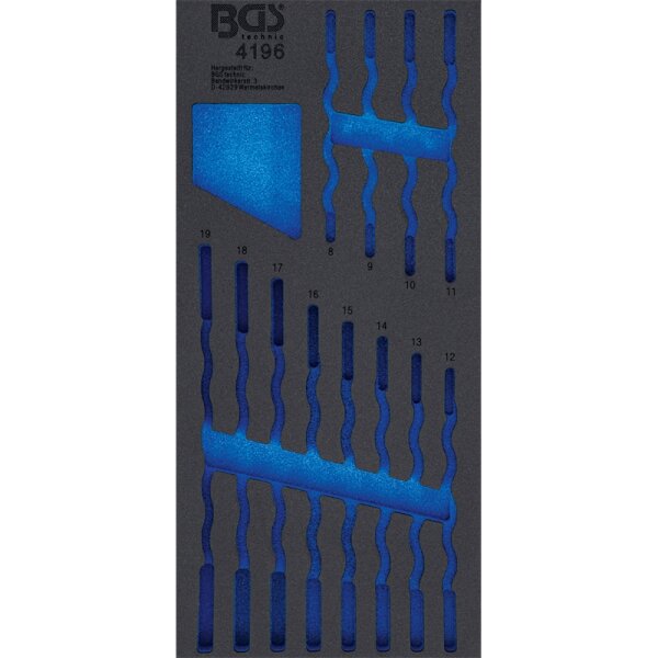 BGS Werkstattwageneinlage 1/3 | leer | für Art. 4196