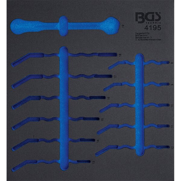 BGS Werkstattwageneinlage 2/3 | leer | für Art. 4195