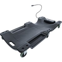 BGS Werkstatt-Rollbrett, 103x50x10 cm, mit Arbeitslampe