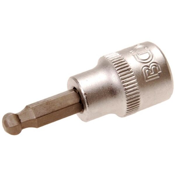 BGS Bit-Einsatz, 6 mm Innensechskant, 10 (3/8), mit Kugelkopf