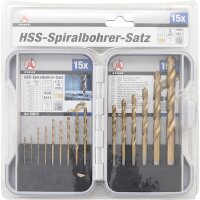 BGS HSS Spiralbohrer Satz | titan-nitriert | 1.5-10 mm |...