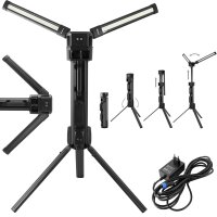 TECPO Kabelloser Duo-SMD-LED Arbeitsstrahler mit Stativ...
