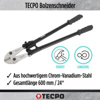 TECPO Bolzenschneider Backen CR-V 600 mm 24"