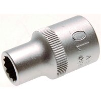 BGS Steckschlüssel-Einsatz 12-kant, 12,5 (1/2), 10 mm
