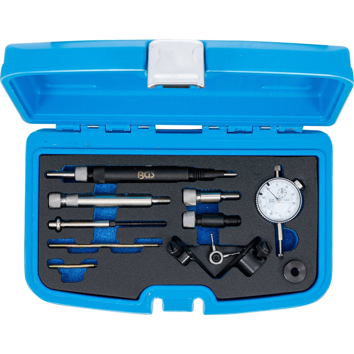 Produktbild von Manometer öl Einstellwerkzeug Set Dieselpumpe 10-tlg. Messuhr Für Bosch Lucas CAV Simson Tuning
