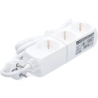 BGS Steckdosenleiste 3-fach Zuleitung 1,4 m 3 x 1,5 mm² IP 20