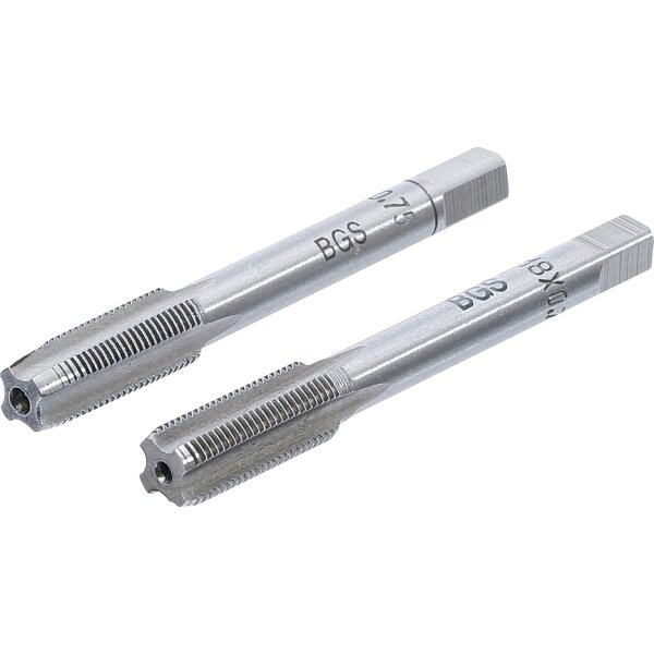 BGS Gewindebohrer | Vor- und Fertigschneider | M8 x 0,75 | 2-tlg.