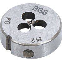BGS Gewindeschneideisen | M2 x 0,4 x 25 mm