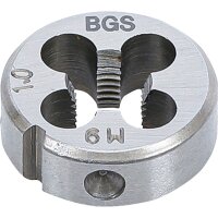 BGS Gewindeschneideisen | M9 x 1,0 x 25 mm
