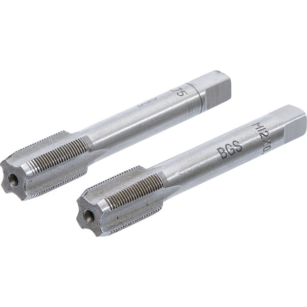 BGS Gewindebohrer | Vor- und Fertigschneider | M12 x 0,75 mm | 2-tlg.