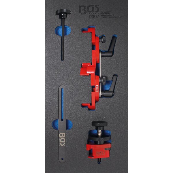 BGS Werkstattwageneinlage 1/3: Nockenwellenrad-Arretierwerkzeug-Satz | universal