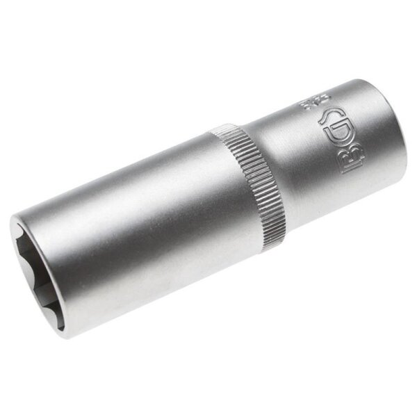 BGS Steckschlüssel-Einsatz 12,5 (1/2), Super Lock, tief, 19 mm