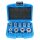 BGS Steckschlüssel-Einsatz-Satz E-Profil | Antrieb Innenvierkant 12,5mm (1/2") | SW E10 - E24 | 9-tlg.