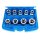 BGS Steckschlüssel-Einsatz-Satz E-Profil | Antrieb Innenvierkant 12,5mm (1/2") | SW E10 - E24 | 9-tlg.