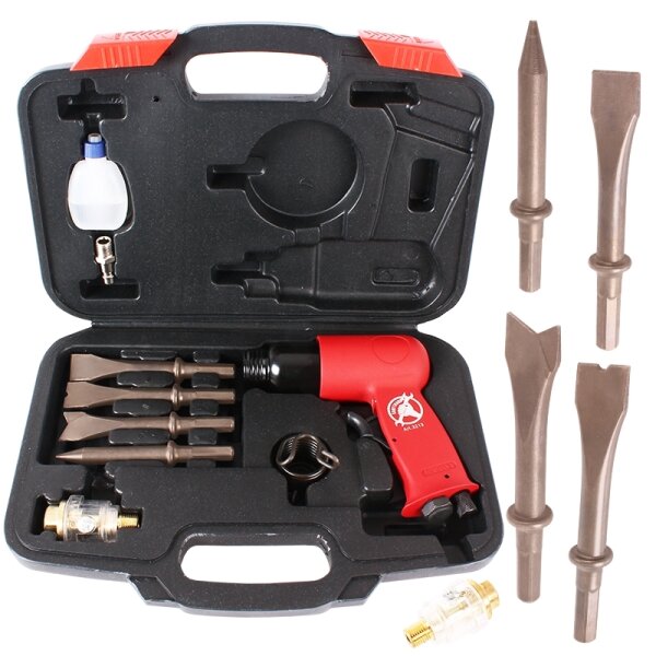 BGS DIY Druckluft-Meisselhammer-Satz, 8-tlg.