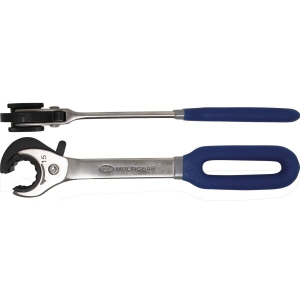 BGS Ratschen-Ringschlüssel, offen | SW 15 mm