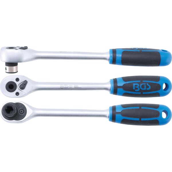 BGS Bit-Knarre | extra lang | Abtrieb Innensechskant 10 mm (3/8") | 240 mm