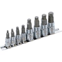BGS Schraubenausdreher-Satz | Antrieb 6,3 mm (1/4") / 10 mm (3/8") | für defekten Innensechskant 3 - 10 mm | 8-tlg.