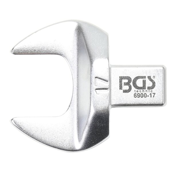 BGS Einsteck-Maulschlüssel | 17 mm | Aufnahme 9 x 12 mm