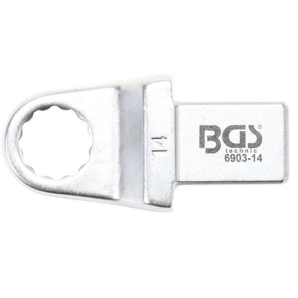 BGS Einsteck-Ringschlüssel | 14 mm | Aufnahme 14 x 18