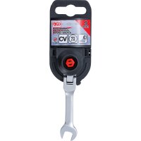 Ratschenring-Maulschlüssel | kurz | abwinkelbar | SW 9 mm