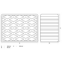 BGS Gummiauflage | für Hebebühnen | 160 x 120 x...