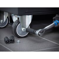 BGS Kraft-Spezial-Steckschlüssel-Wendeeinssatz-Satz | Sechskant & Schraubendreher 17 - 19 - 21 mm | 12,5 mm (1/2") | 3-tlg.