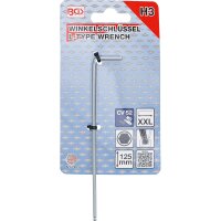 BGS Winkelschlüssel | extra lang | Innensechskant/Innensechskant mit Kugelkopf 3 mm