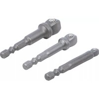 BGS Bohrmaschinen-Kippadapter-Satz | Antrieb Außensechskant 6,3 mm (1/4") | 3-tlg.