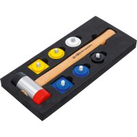 BGS Wechselkopf-Hammer-Satz | Ø 43 mm | 9-tlg.