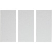 BGS Filzgleiter | Platten | weiß | 100 x 200 mm | 3-tlg.
