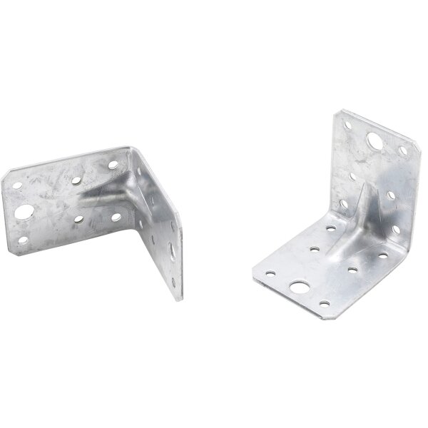 BGS Winkelverbinder | mit Sicke | 70 x 70 x 55 x 2,5 mm | Spar-Pack | 25 Stück