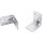 BGS Winkelverbinder | mit Sicke | 70 x 70 x 55 x 2,5 mm | Spar-Pack | 25 Stück