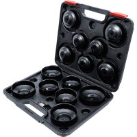 BGS Ölfilterschlüssel-Satz | Antrieb Innenvierkant 10 mm (3/8") | 14-tlg.