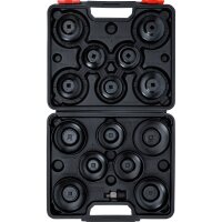 BGS Ölfilterschlüssel-Satz | Antrieb Innenvierkant 10 mm (3/8") | 14-tlg.