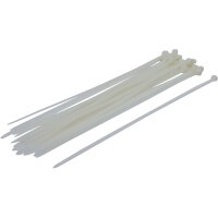 BGS Kabelbinder-Sortiment | weiß | 8,0 x 400 mm | 30-tlg.