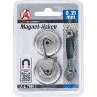 BGS Magnet-Haken | rund | Ø 34 mm | 2-tlg. | 3,5 kg