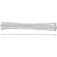 BGS Kabelbinder-Sortiment | weiß | 8,0 x 600 mm | 20-tlg.