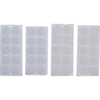 BGS Klettpunkte | selbstklebend | weiß | 40-tlg.