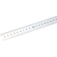 BGS Stahl-Maßstab | biegsam | Edelstahl | rostfrei | 0,5 m