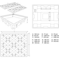 BGS DIY Öl-Auffangwanne mit Gitterrost für 4 x 200 Fässer