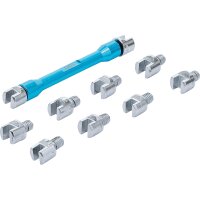 BGS Speichenschlüssel austauschbare Köpfe für Motorräder 10-tlg.