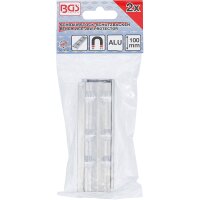 BGS DIY Schraubstock-Schutzbacken Aluminium Breite 100 mm 2-tlg.