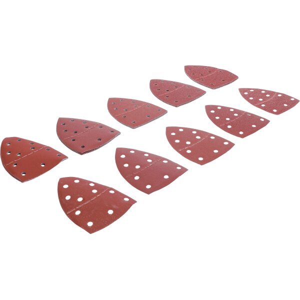 BGS Schleifblatt-Satz für Multischleifer | 145x100 mm | K 40 - 400 | 25-tlg.
