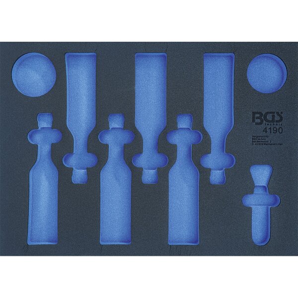 BGS Werkstattwageneinlage 3/3 | leer | für Bier, Chips, Erdnüsse und Flaschenöffner