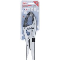 BGS Gripzange | 4-fache Schnelljustierung | tiefgekröpfte Unterbacke | französischer Typ | 250 mm
